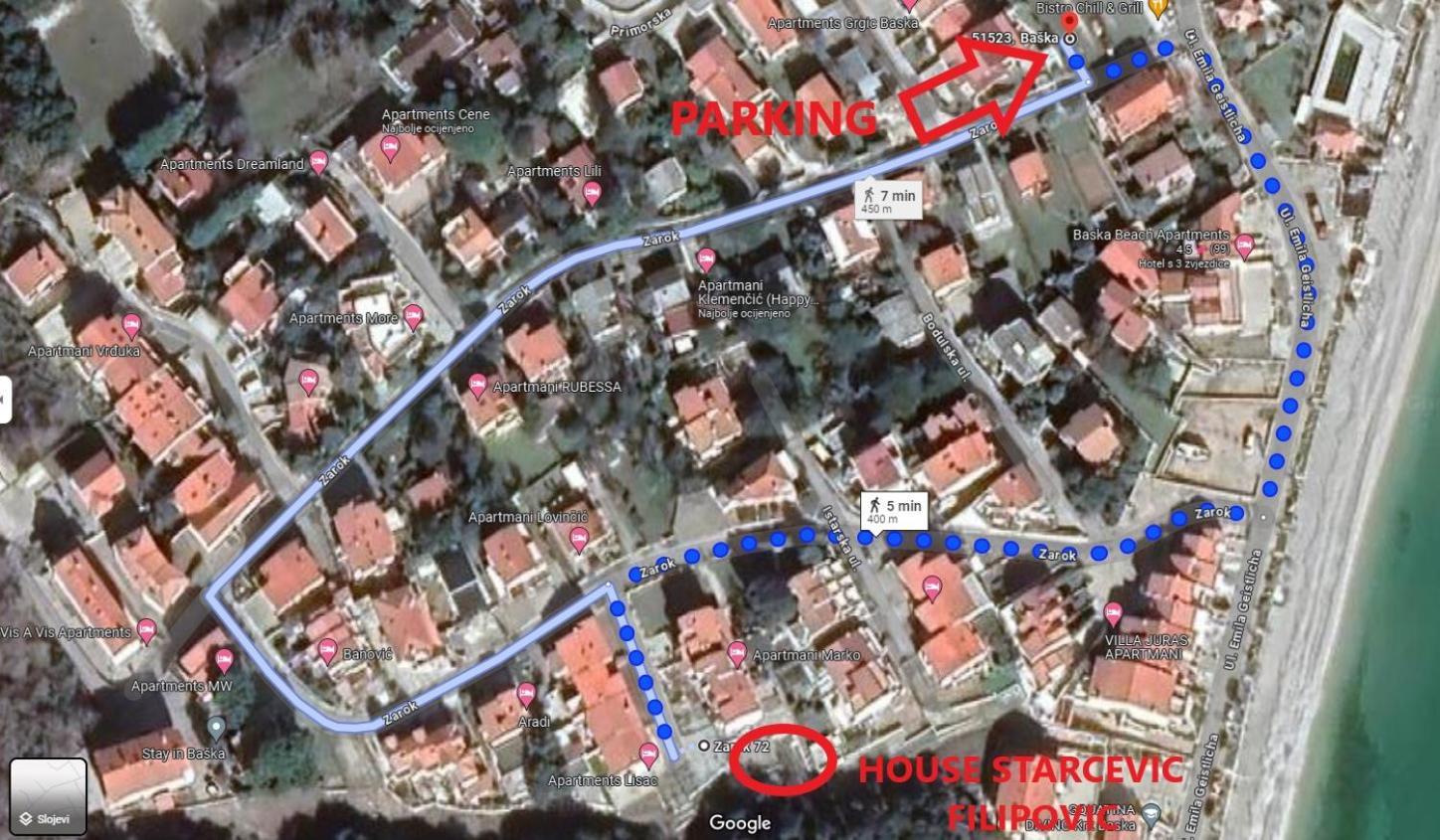 Apartment Starcevic Filipovic Baška Exteriör bild